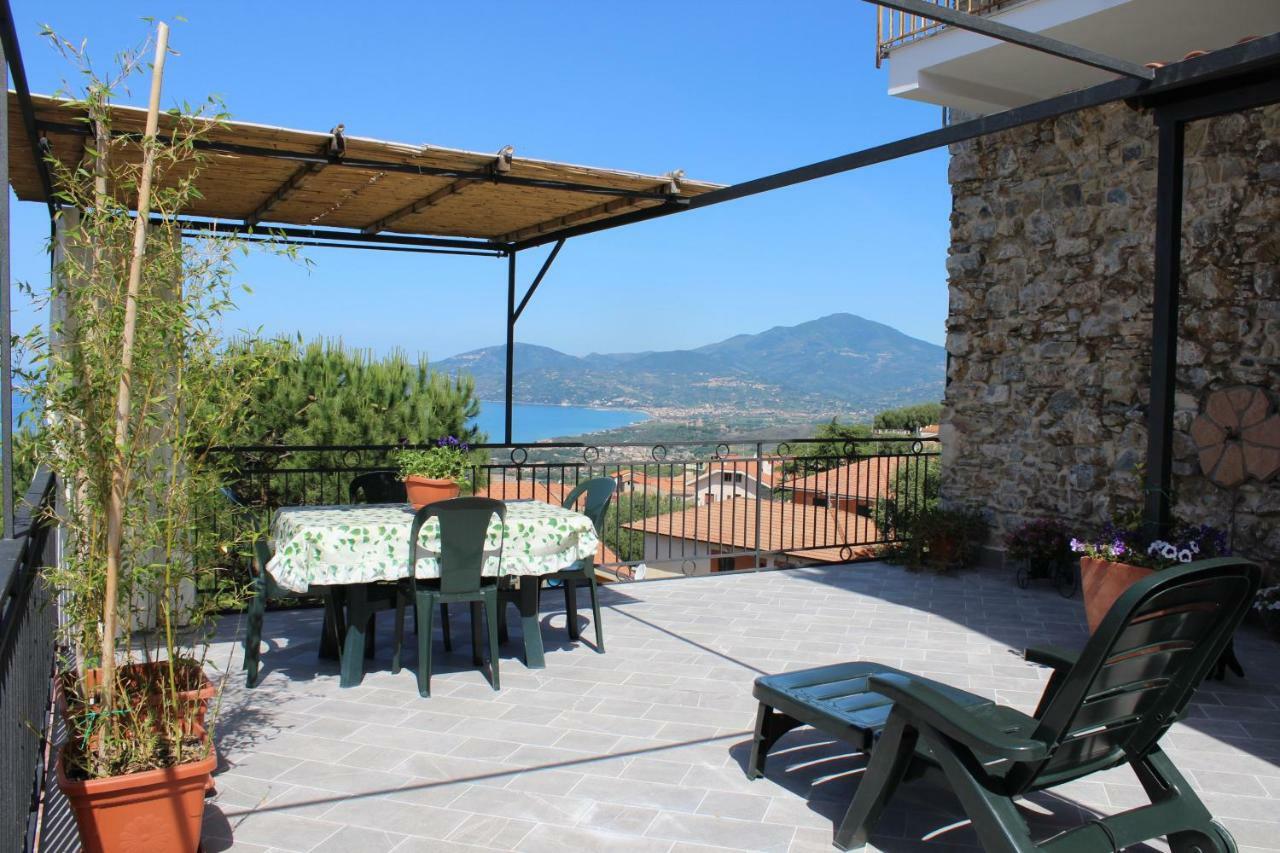 Villa La Terrazza Sul Mare Ascea Exterior foto